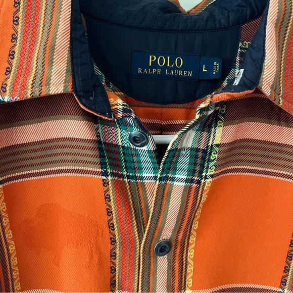 Orange plaid Polo Ralph Lauren Tunic - large - Picture 4 of 4